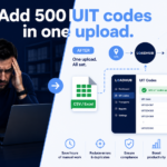 Bulk UIT codes upload